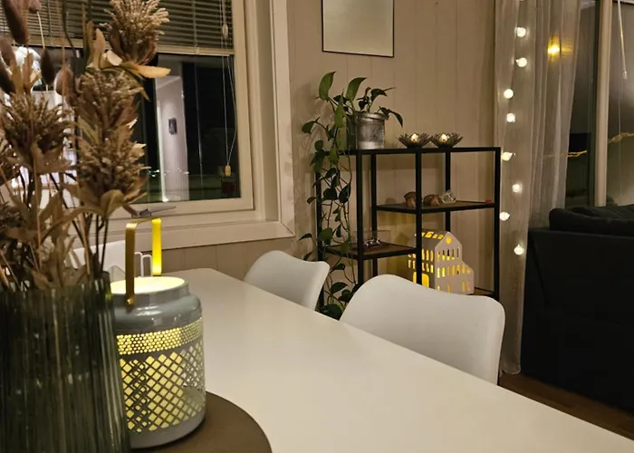 Norhern Lights Luxus -5 Min Airport-free Park Leilighet *